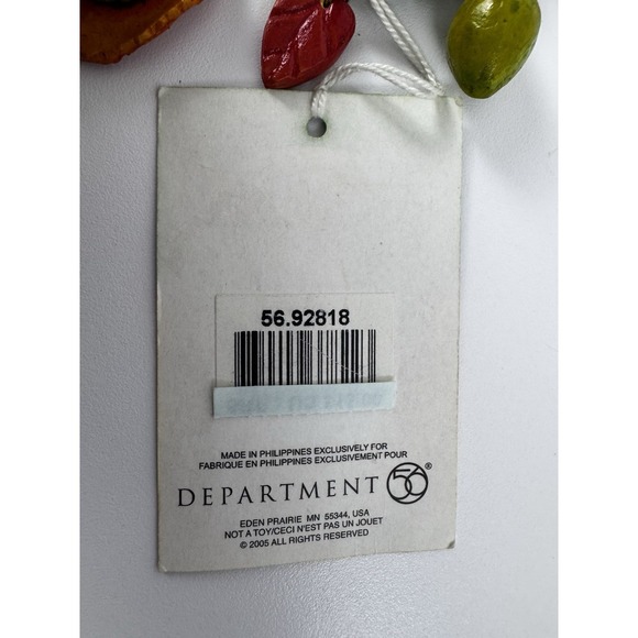 New Vtg DEPT 56 Retrolite Treasures Bracelet Farm Market Charms Department 56 - Picture 7 of 11